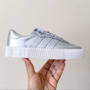 adidas sambarose silver